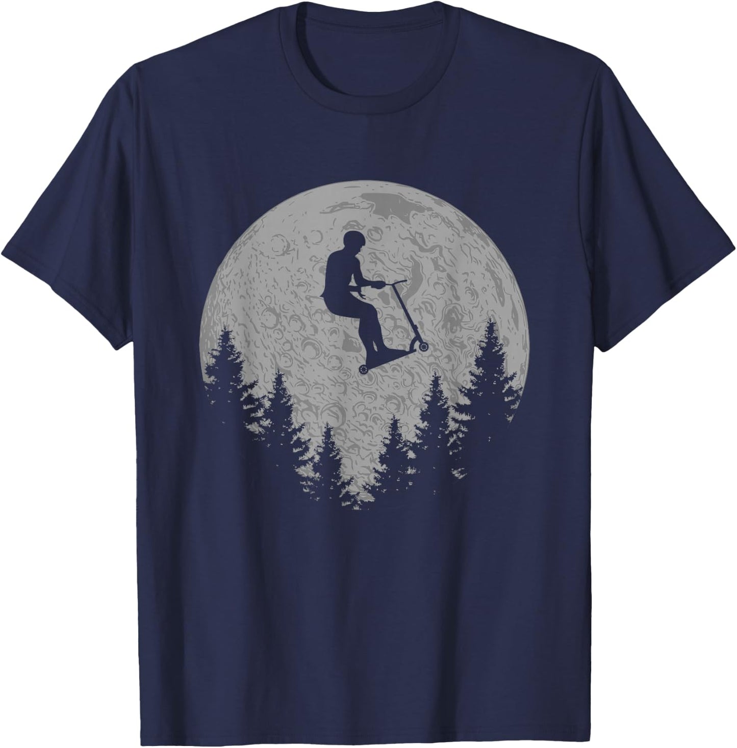 Scooter Stunt Scooter Gift Children & Teenagers T-Shirt - T-Shirt | Navy