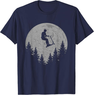 Scooter Stunt Scooter Gift Children & Teenagers T-Shirt - T-Shirt | Navy