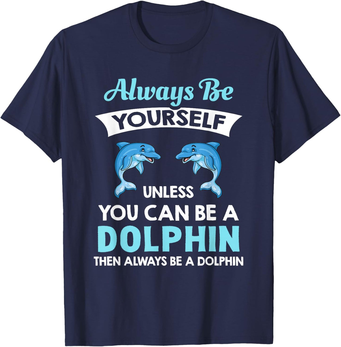 Dolphin Shirt for Children Boys T-Shirt - T-Shirt | Navy