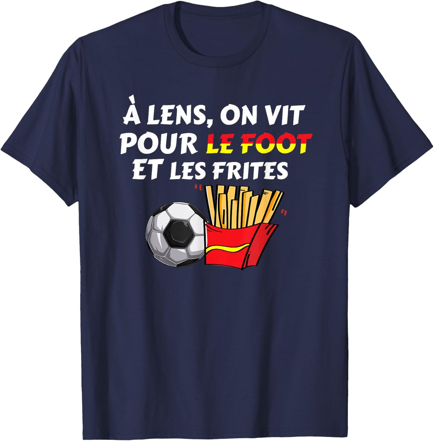 Special Gift Ch'tis - Humour et Pride du Nord , Black, S T-Shirt - T-Shirt | Navy