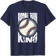 Baseball Home Run King Sports T-Shirt - T-Shirt | Navy