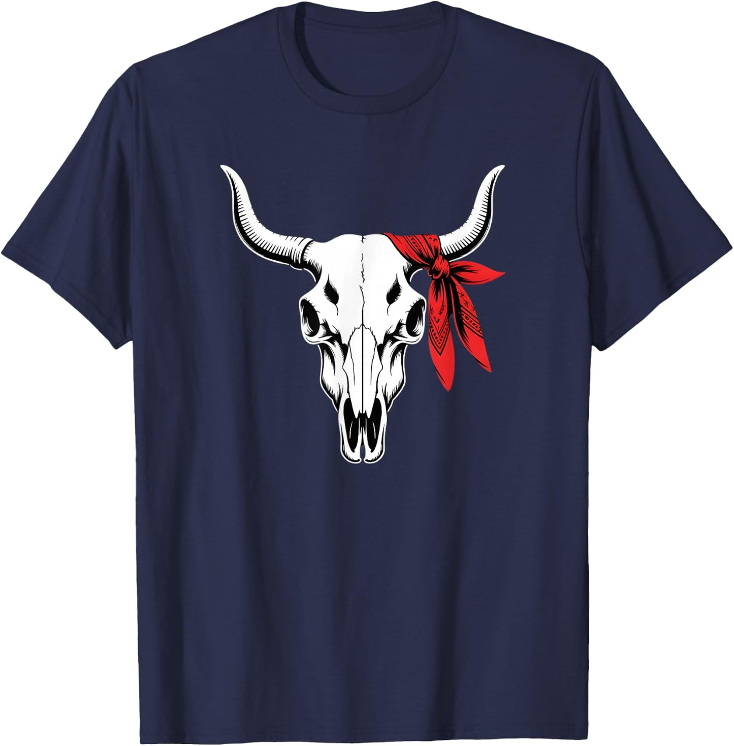 Cow Skull T-Shirt - T-Shirt | Navy