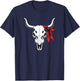 Cow Skull T-Shirt - T-Shirt | Navy