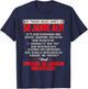 Lustig Witz Träger ist 50 Jahre Geburtstag Birthday T-Shirt - T-Shirt | Navy