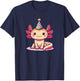 Birthday Axolotl For Kids A Birthday Axolotl T-Shirt - T-Shirt | Navy