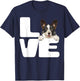 I Love My Cardigan Welsh Corgi Dog Lover T-Shirt - T-Shirt | Navy