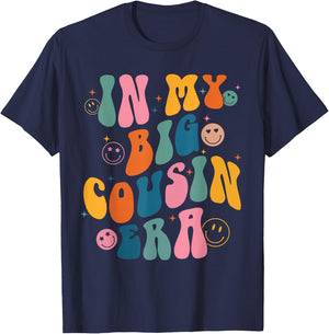 Retro In My Big Cousin Era, Lustig, Coole Cousins Club Kleinkind T-Shirt - T-Shirt | Navy