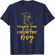 Country music lyrics quotes Thank God I'm a Country Boy T-Shirt - T-Shirt | Navy