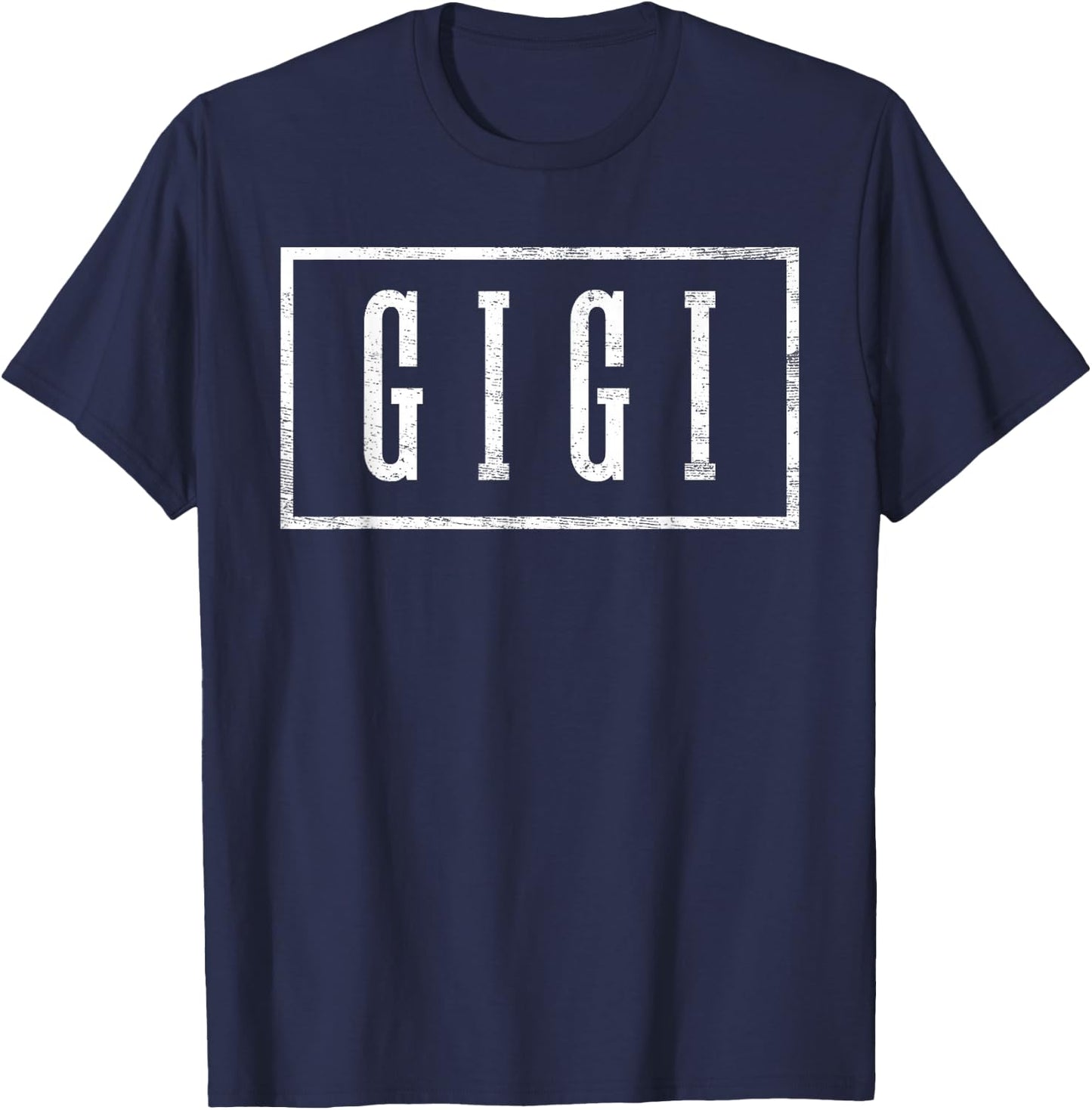 Gigi - Sleek Framed Design Mother's Day Gigi T-Shirt - T-Shirt | Navy