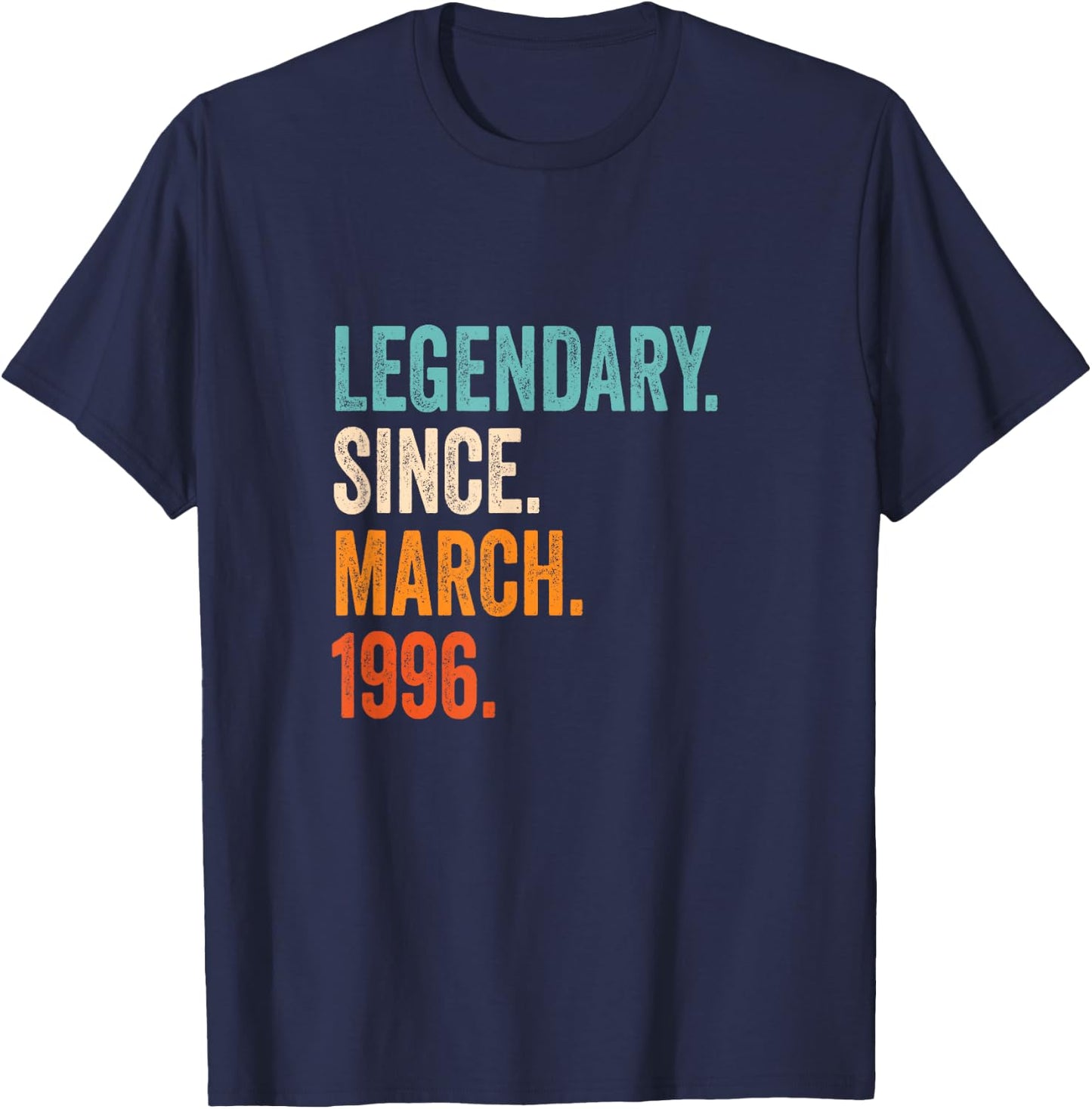 Legendary Since March 1996 T-Shirt - T-Shirt | Navy