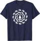 Native Indian Western bow buffalo animals shaman T-Shirt - T-Shirt | Navy