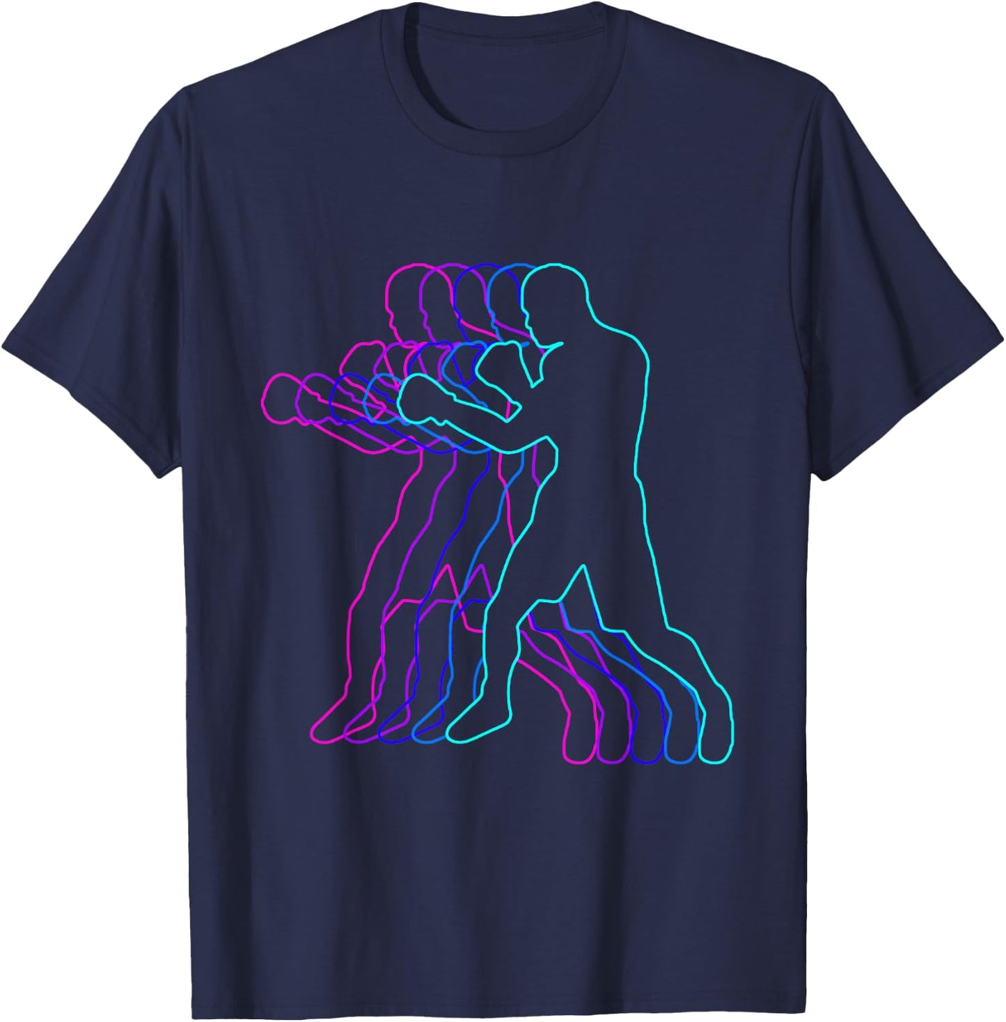 Boxing Boxer Gift Clothes For Boys Youth Men Kids Teens T-Shirt - T-Shirt | Navy