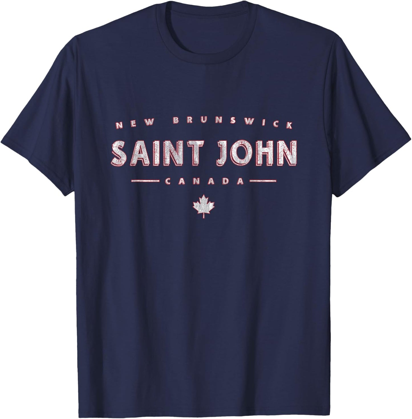 Saint John New Brunswick Canada - St. John Canada T-Shirt - T-Shirt | Navy