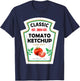 Red Ketchup DIY Costume Matching Couples Groups Halloween T-Shirt - T-Shirt | Navy