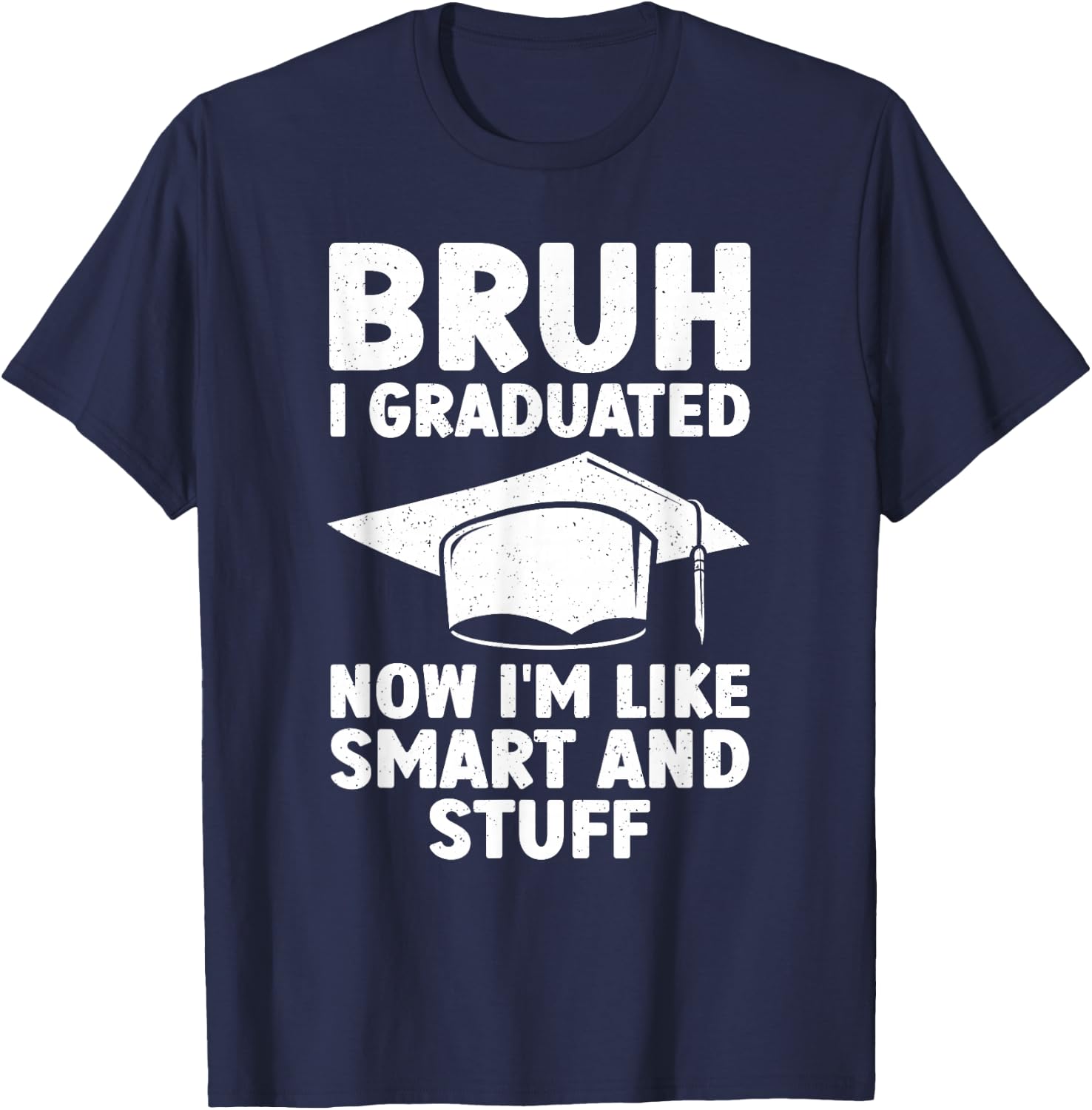 Funny Graduation Design Boys Graduate Graduation T-Shirt - T-Shirt | Navy