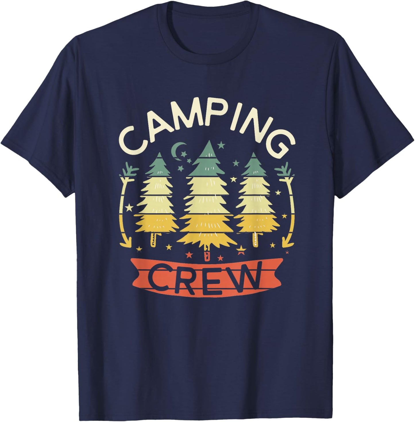Camping Crew Shirt Kids Family Camping Shirts Matching Group T-Shirt - T-Shirt | Navy