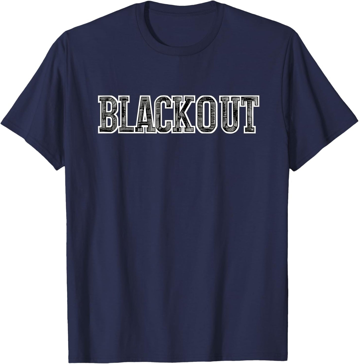 Cool Blackout T-Shirt - T-Shirt | Navy