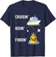 Rubber Duck Hunter Cruise Duck Hunting T-Shirt - T-Shirt | Navy