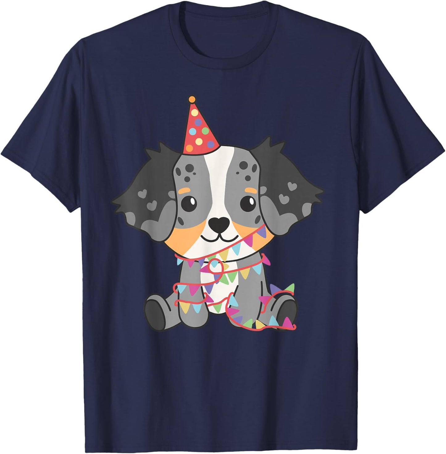 Australian Shepherd Birthday for Children T-Shirt - T-Shirt | Navy