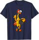 SmileteesSports Funny Rubber Chicken Bowling T-Shirt - T-Shirt | Navy