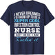 Funny Infection Control Nurse Gift T-Shirt - T-Shirt | Navy