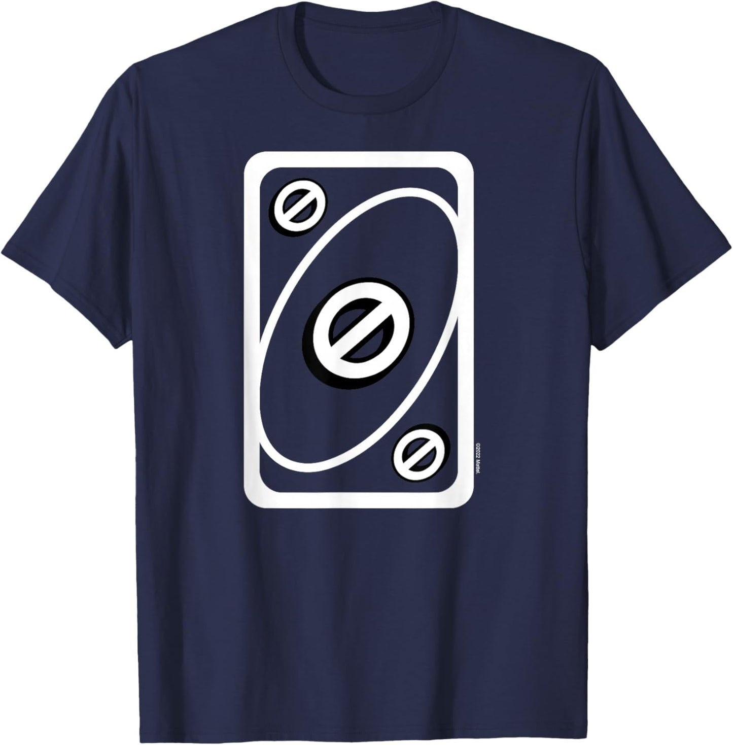 UNO Red Skip Card , red T-Shirt - T-Shirt | Navy