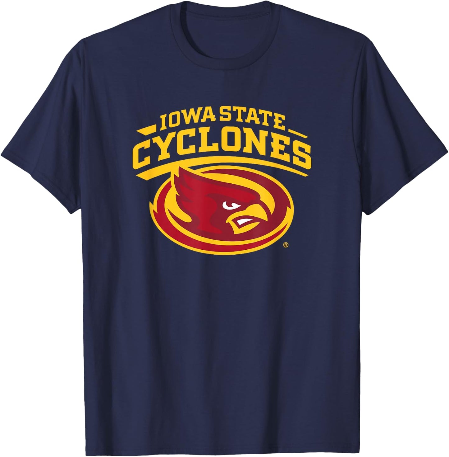 Iowa State Cyclones Cy Mascot Officially Licensed T-Shirt - T-Shirt | Navy