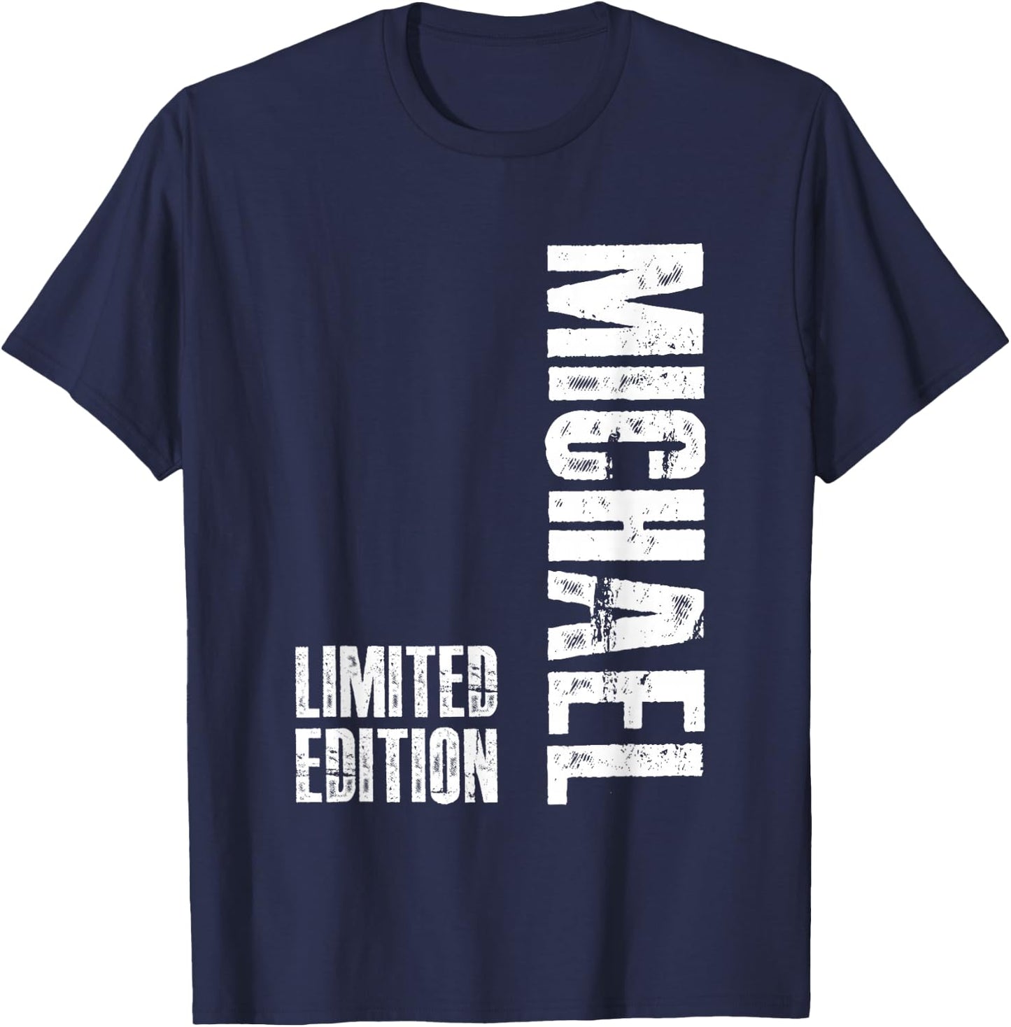 Lustiges Michael Geschenk Personalisiert Geburtstag Michael T-Shirt - T-Shirt | Navy
