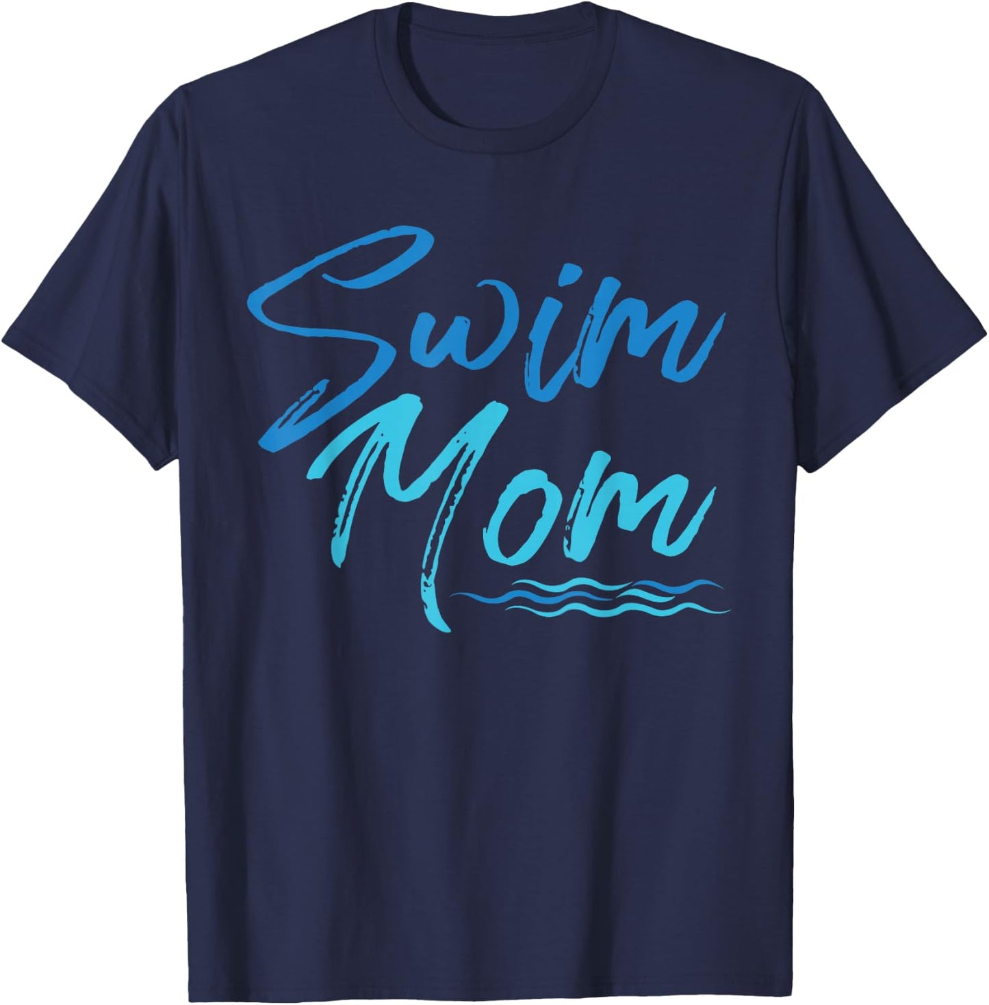 Swim Mom Swimming Funny Cute T-Shirt - T-Shirt | Navy