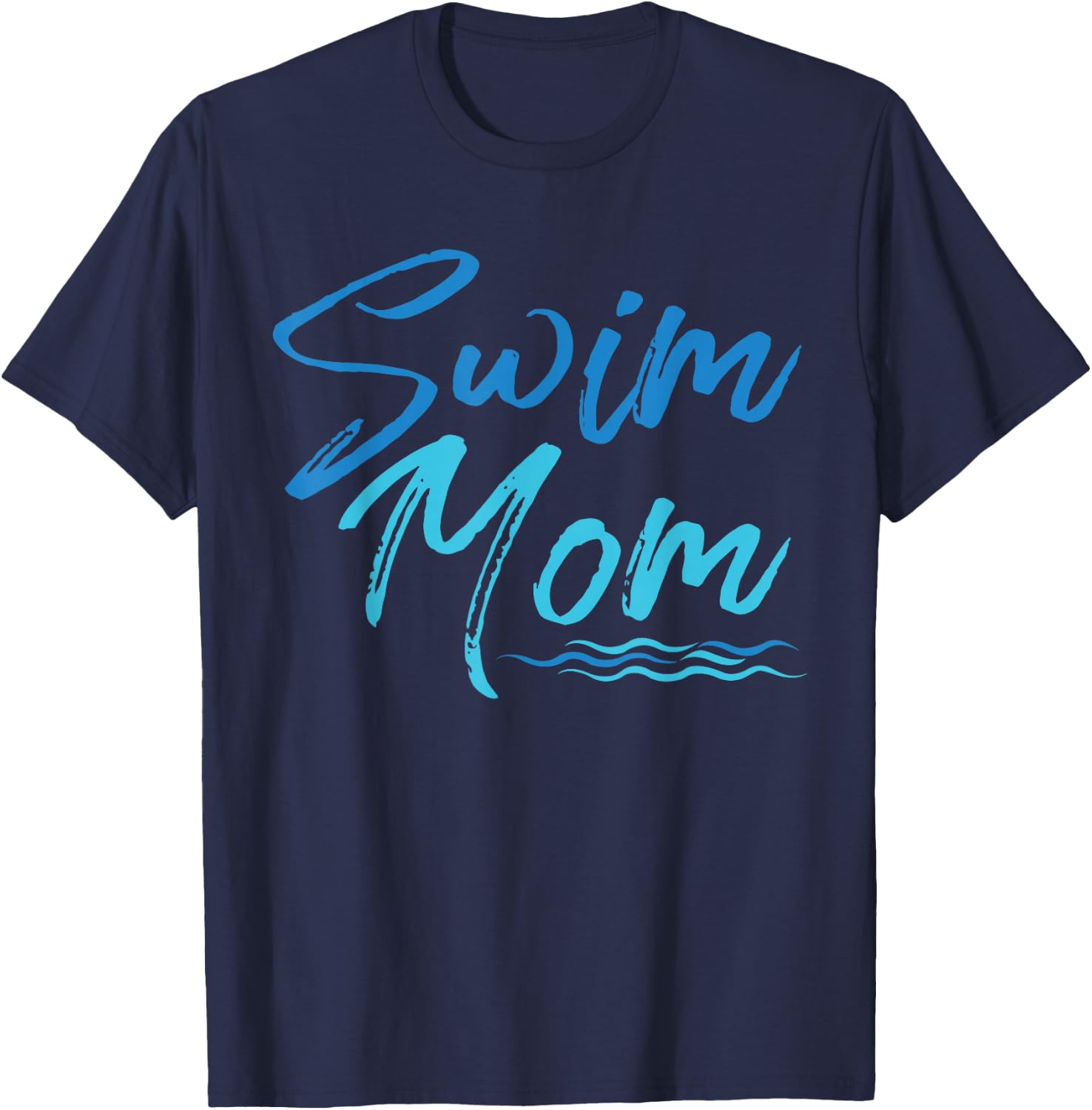 Swim Mom Swimming Funny Cute T-Shirt - T-Shirt | Navy