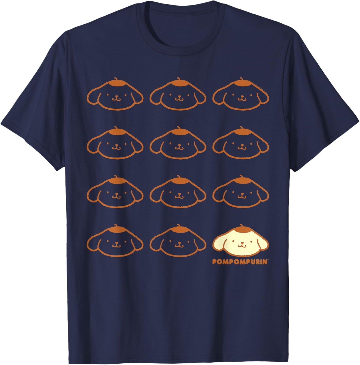 Pompompurin Real T-Shirt - T-Shirt | Navy