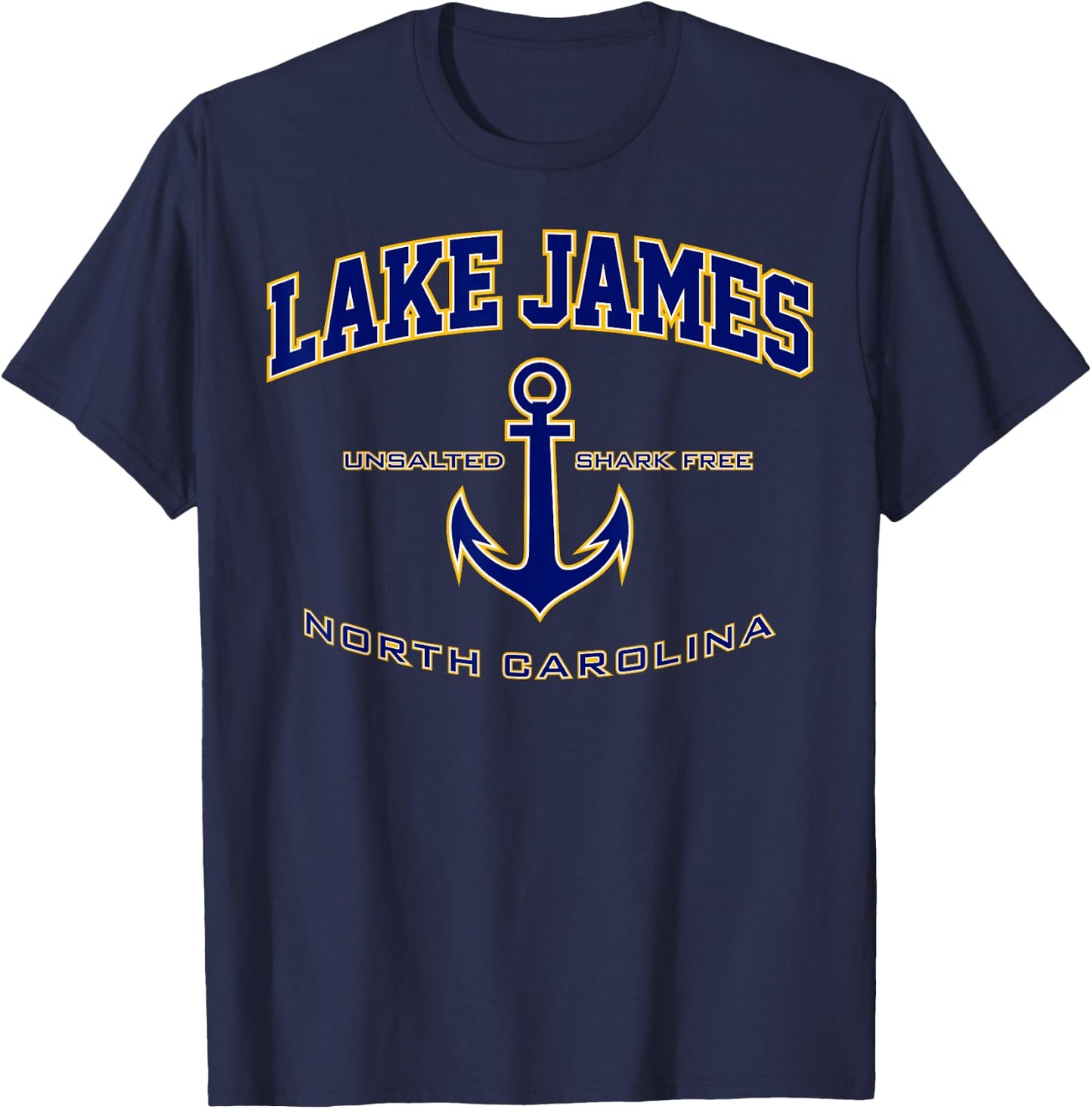 Lake James NC T-Shirt - T-Shirt | Navy