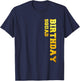 Happy Birthday Squad Party Gold Gift Funny Idea T-Shirt - T-Shirt | Navy
