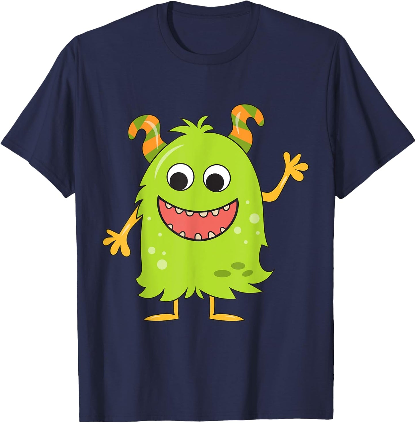Cute Monster Kids Boys Monster Lover T-Shirt - T-Shirt | Navy
