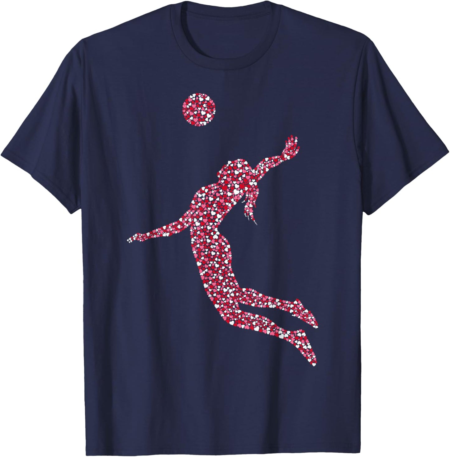 Volleyball Mädchen Volleyballerin Kinder Frauen T-Shirt - T-Shirt | Navy