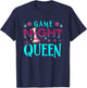 Game Night Queen! Couples Matching Game Night T-Shirt - T-Shirt | Navy