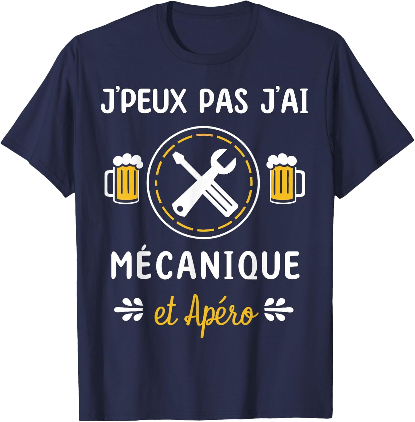 I Can't Have Mechanical T-Shirt - T-Shirt | Navy