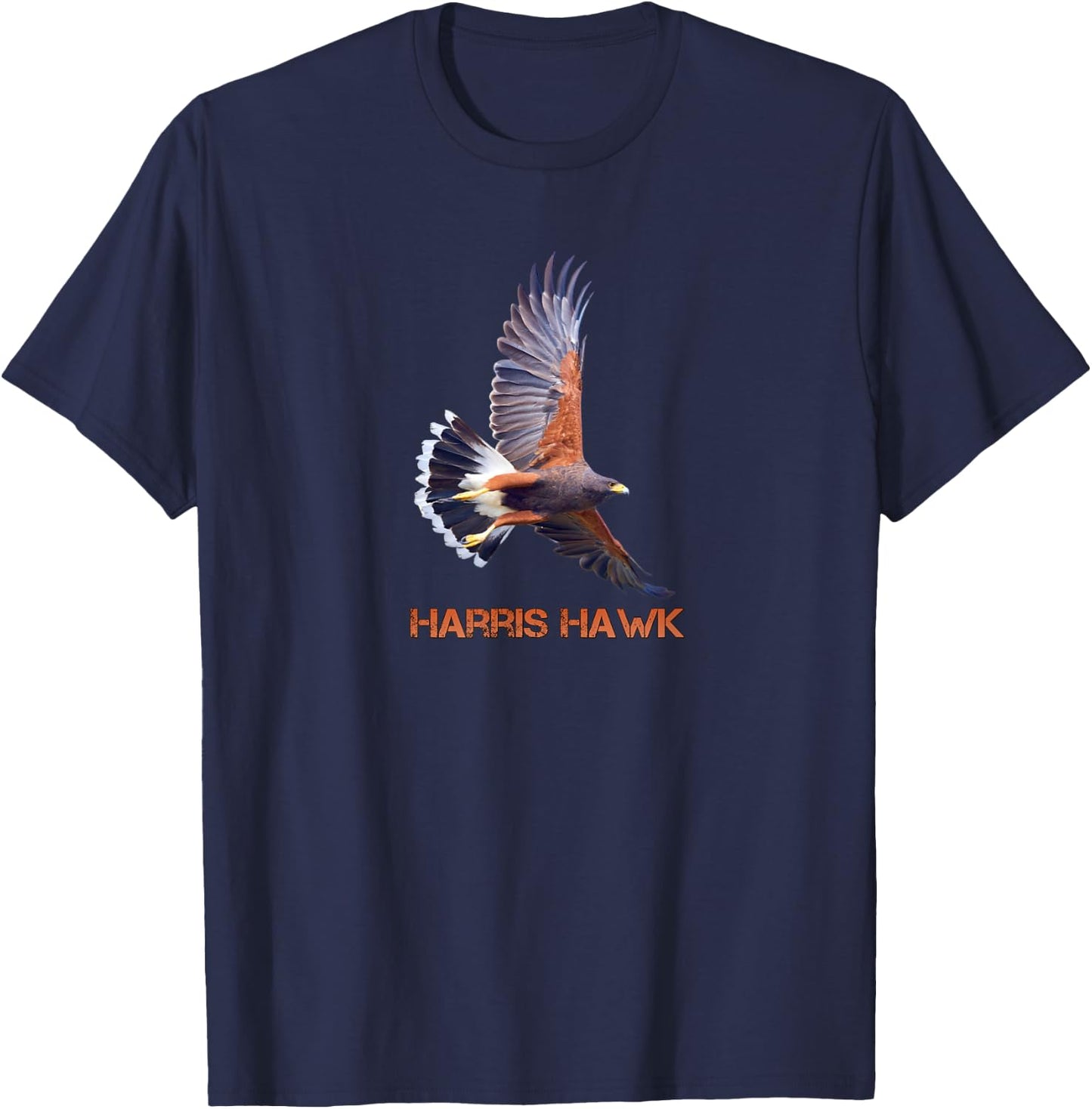 Harris Hawk Wildlife T-Shirt - T-Shirt | Navy