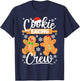 Cookie Baking Crew Shirt Gingerbread Christmas Baking T-Shirt - T-Shirt | Navy