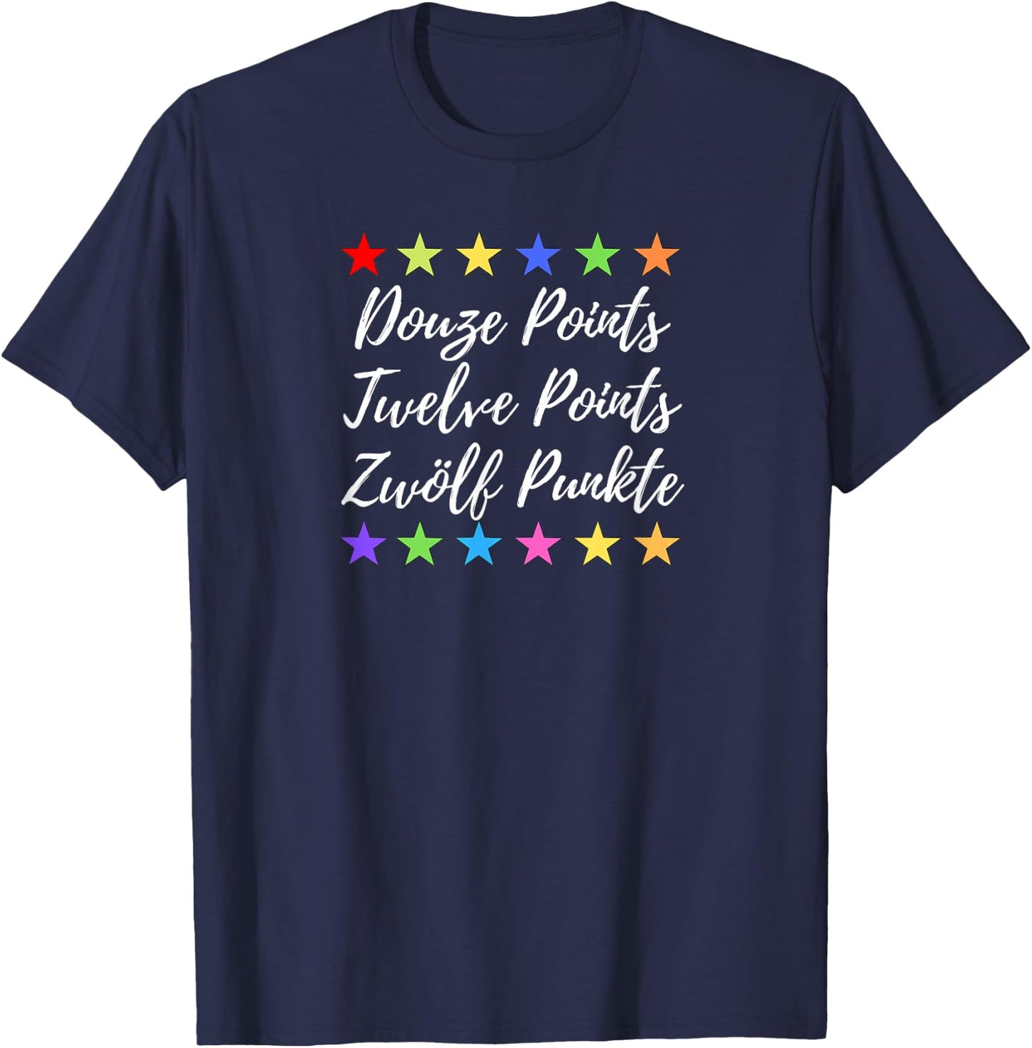 with Twelve Dots Motto for Song Contest Grand Prix, blue T-Shirt - T-Shirt | Navy