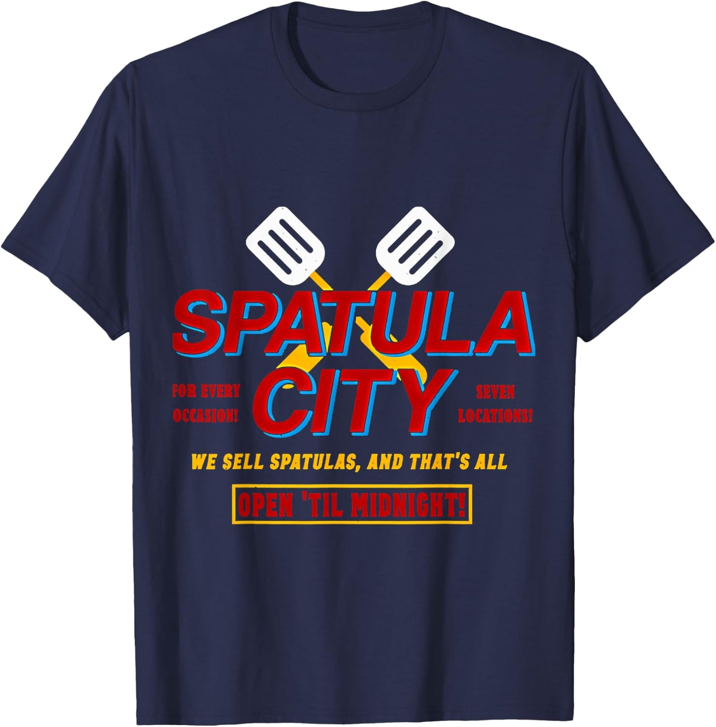 Spatula City Funny Women T-Shirt - T-Shirt | Navy