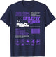 Funny Epilepsy Warrior Epilepsy Awareness T-Shirt - T-Shirt | Navy
