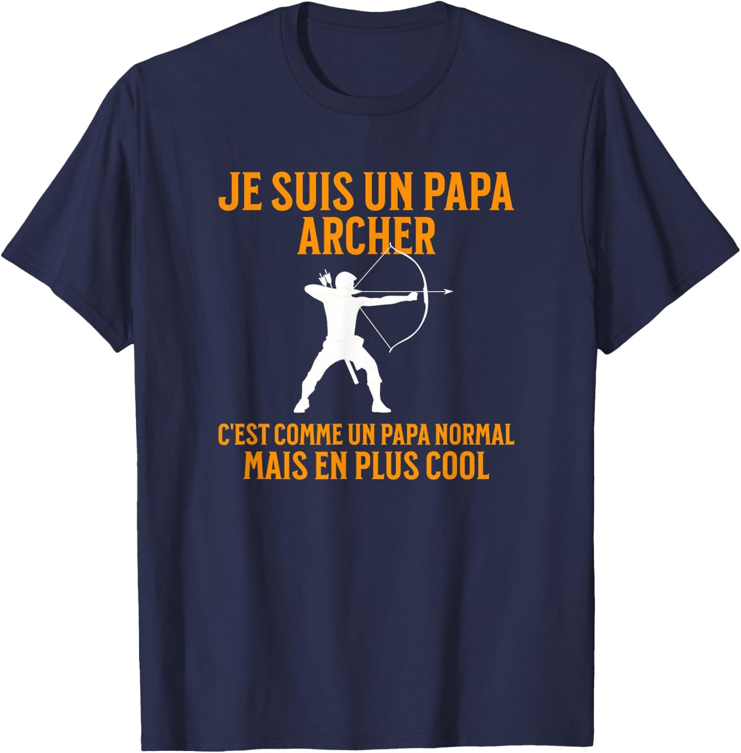 Papa Archer | Archer Gift | Humor Archery T-Shirt - T-Shirt | Navy