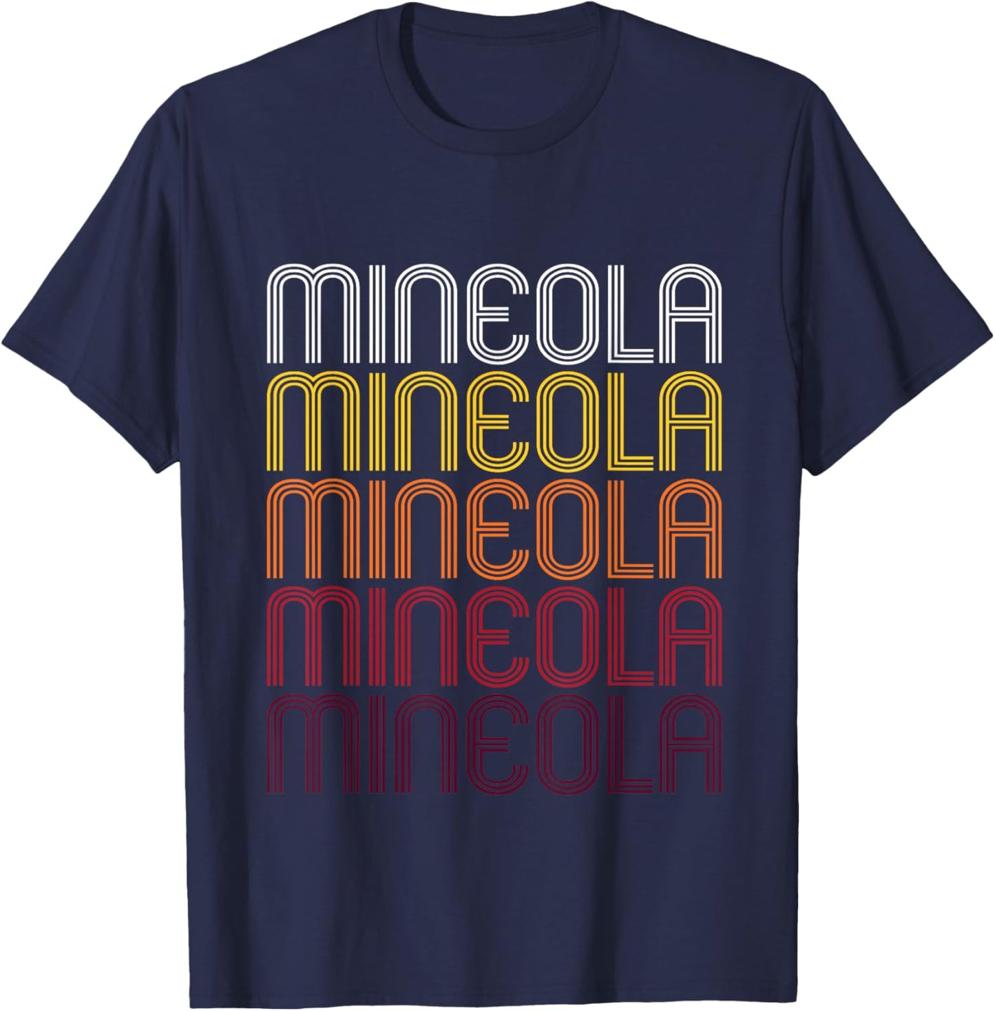 Mineola, TX | Vintage Style Texas T-Shirt - T-Shirt | Navy