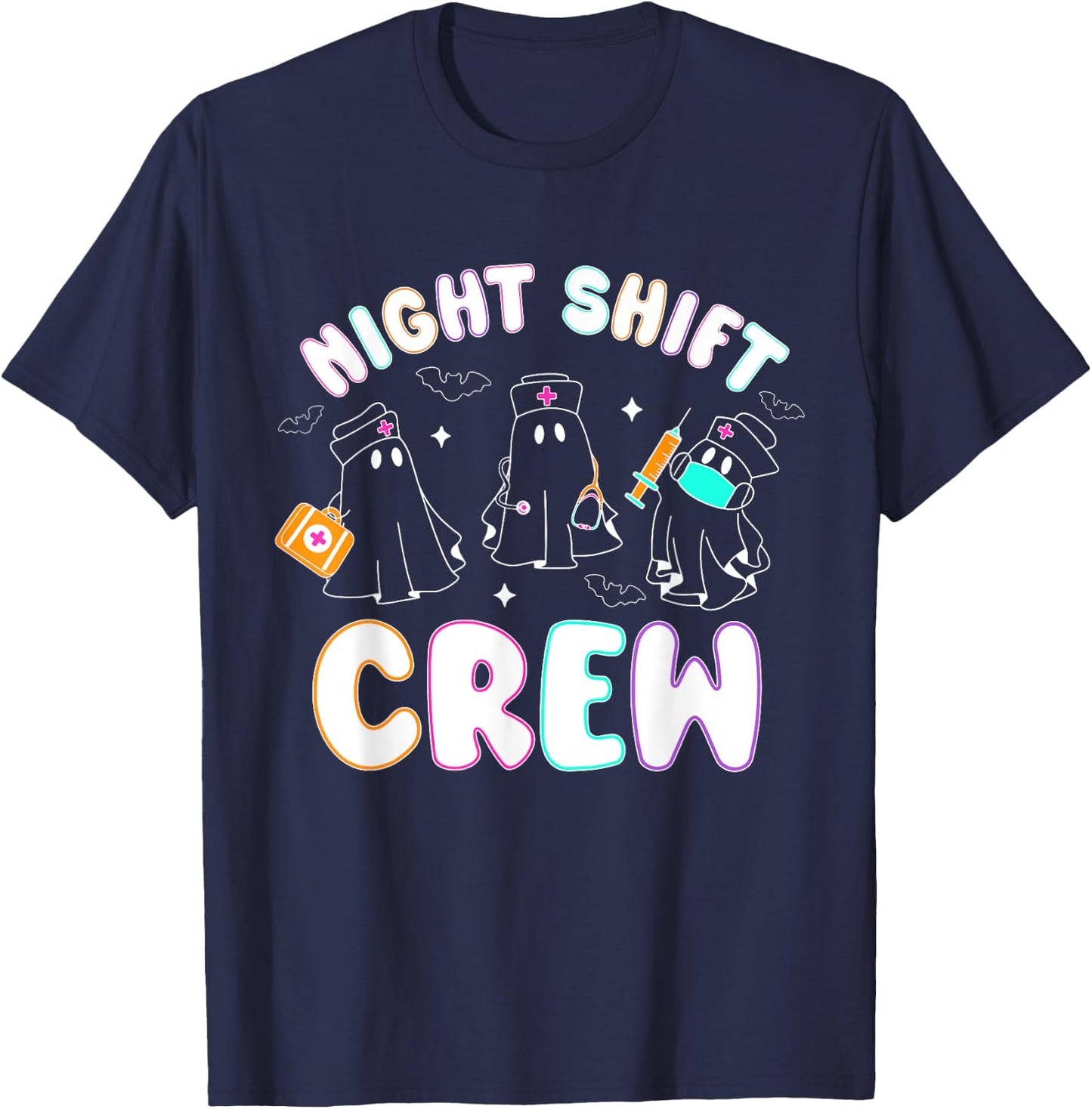 Night Shift Crew Apparel T-Shirt - T-Shirt | Navy