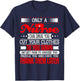 Funny Nurse Gag Gift Sayings RN CNA LPN Nursing Graduation T-Shirt - T-Shirt | Navy