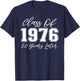Class of 1976 Reunion Shirt 50 Years Later High School Party T-Shirt - T-Shirt | Navy
