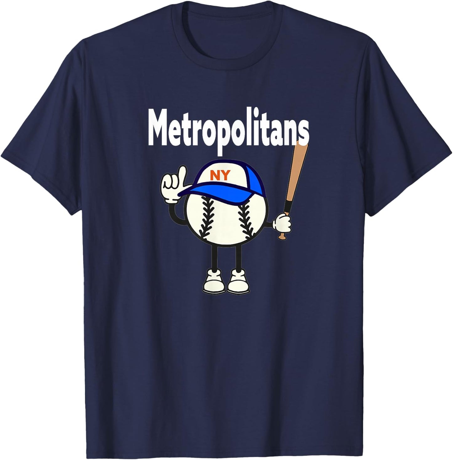 Metropolitans_Miracle Mets_001 T-Shirt - T-Shirt | Navy
