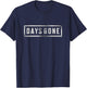 Days Gone Iconic Distressed Big Chest Logo , Black, S T-Shirt - T-Shirt | Navy