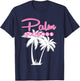 PALM SPRINGS RETRO VINTAGE CALIFORNIA Palm Tree T-Shirt - T-Shirt | Navy